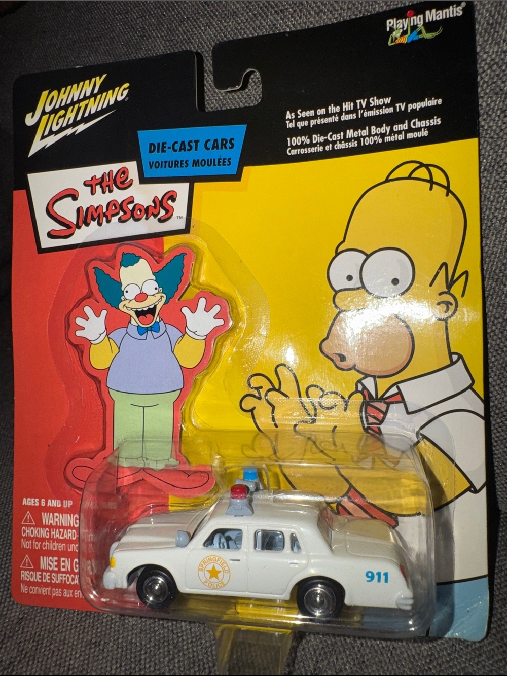 VINTAGE 2003 Johnny Lightning The Simpsons Springfield Police Cruiser MINT NIB